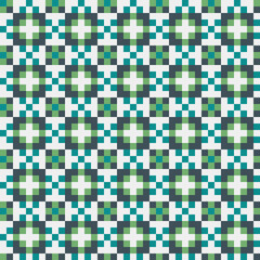 Abstract Cross Pattern generative computational art illustration