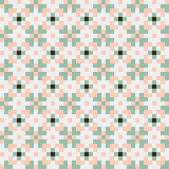 Abstract Cross Pattern generative computational art illustration