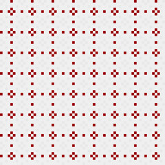 Abstract Cross Pattern generative computational art illustration