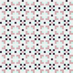 Abstract Cross Pattern generative computational art illustration