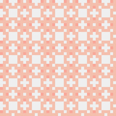 Abstract Cross Pattern generative computational art illustration