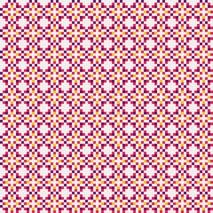 Abstract Cross Pattern generative computational art illustration