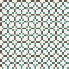Abstract Cross Pattern generative computational art illustration