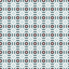 Abstract Cross Pattern generative computational art illustration