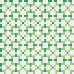 Abstract Cross Pattern generative computational art illustration