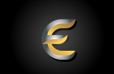 E alphabet letter logo icon. Creative design for company and business