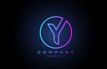 Y alphabet letter logo icon. Creative design for company and business