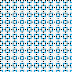 Abstract Cross Pattern generative computational art illustration