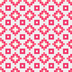 Abstract Cross Pattern generative computational art illustration