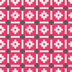 Abstract Cross Pattern generative computational art illustration