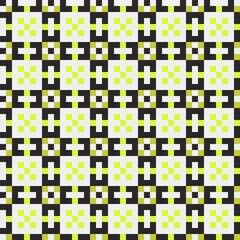 Abstract Cross Pattern generative computational art illustration