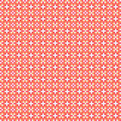 Abstract Cross Pattern generative computational art illustration