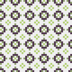 Abstract Cross Pattern generative computational art illustration