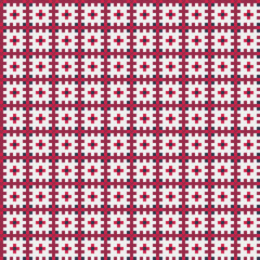 Abstract Cross Pattern generative computational art illustration