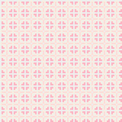 Abstract Cross Pattern generative computational art illustration