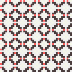 Abstract Cross Pattern generative computational art illustration