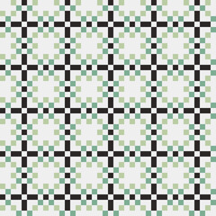 Abstract Cross Pattern generative computational art illustration