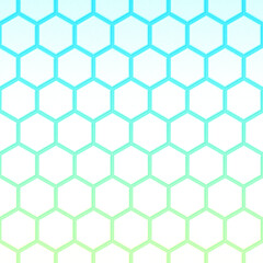 Colorful hexagon texture background. Pattern background. 3d rendering. Hexagon brick wall.