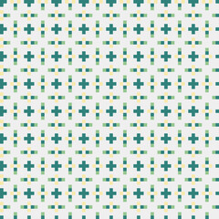 Fototapeta premium Abstract Cross Pattern generative computational art illustration