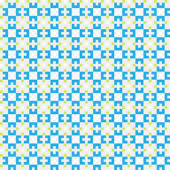 Abstract Cross Pattern generative computational art illustration