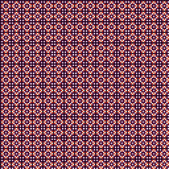 Abstract Cross Pattern generative computational art illustration