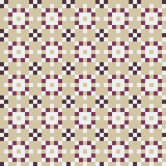 Fototapeta premium Abstract Cross Pattern generative computational art illustration