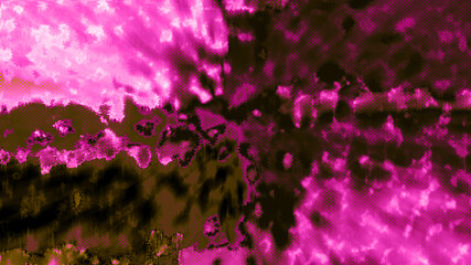 Naklejka na ściany i meble An abstract iridescent grunge background image.