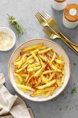Potato fries, homemade oven roasted potatoes
