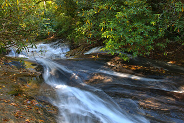 Fototapeta na wymiar Water Falls of North Carolina