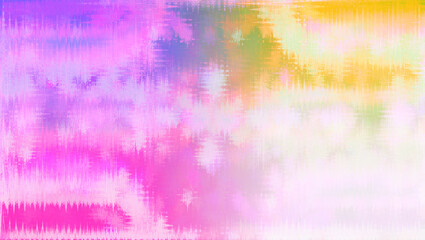 An abstract iridescent glitch art background image.