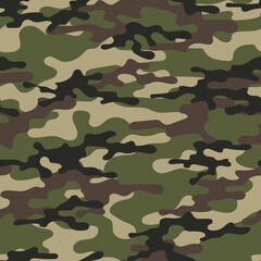 army vector camouflage print, seamless pattern for clothing headband or print