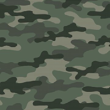 modern military vector green camouflage print, seamless pattern for clothing headband or print. camouflage from pols	