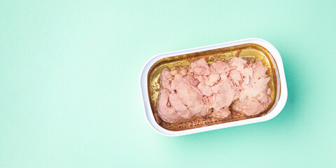 Cod liver seafood fish fat omega-3 fresh ready to eat meal snack on the table copy space food background rustic pescetarian diet