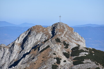 Fototapeta premium Giewont, Tatry, góry, Park Narodowy, krajobraz, 