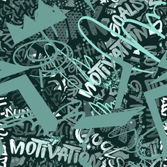 abstract background seamless typography pattern