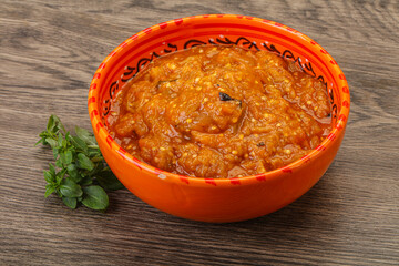 Caucasian cuisine - Mangal salad with vegetables