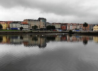 Ría del Burgo en Cambre, Galicia