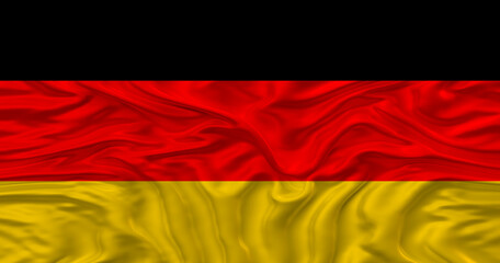 German flag and social issues