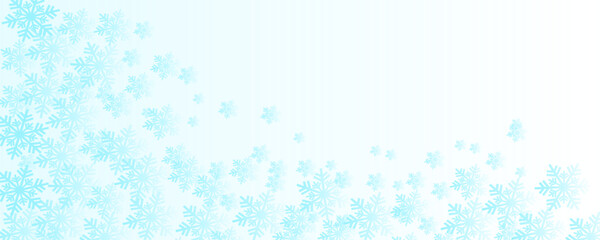 Fototapeta na wymiar abstract blue background with snowflakes