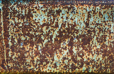 background from old rusty damaged metal texture