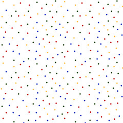 Vector seamless pattern. Christmas tree decoration. New Year Eve celebration Winter season theme Ornament with many baubles, ribbons, snowflakes and presents Festive background repetitive illustration