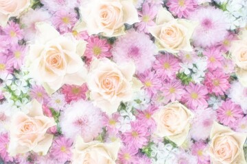 Pink rose flower pastel painting