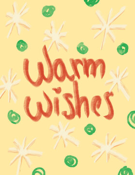 Warm Wishes Christmas Greeting Card