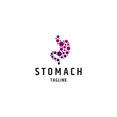 Stomach Logo vector illustration design