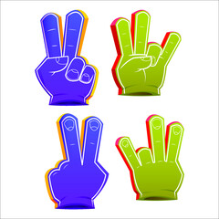 finger cartoon illustrate