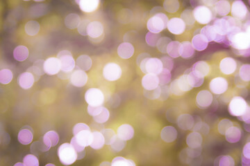 Abstract natural bokeh background, blurred bokeh