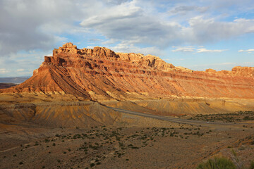 Red cliffs of Black Dragon, Spotted Wolf Canyon, Utah