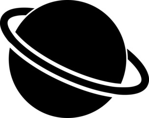 saturn - planet - space icon vector design template.eps