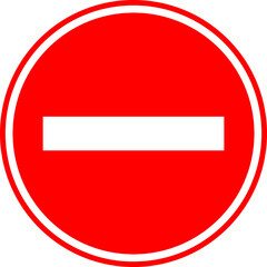 traffic signs illustration on white background..eps