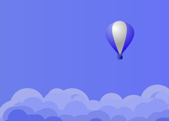 hot air balloon in sky
